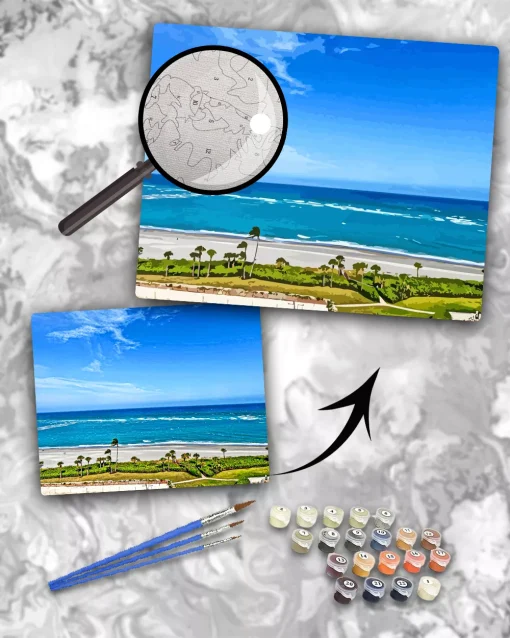 Custom Painting By Numbers Landscape