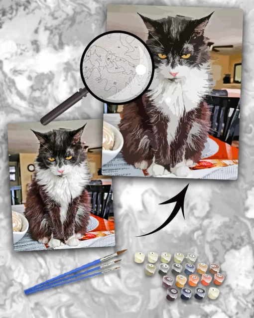 Paint By The Numbers Custom​ Pets